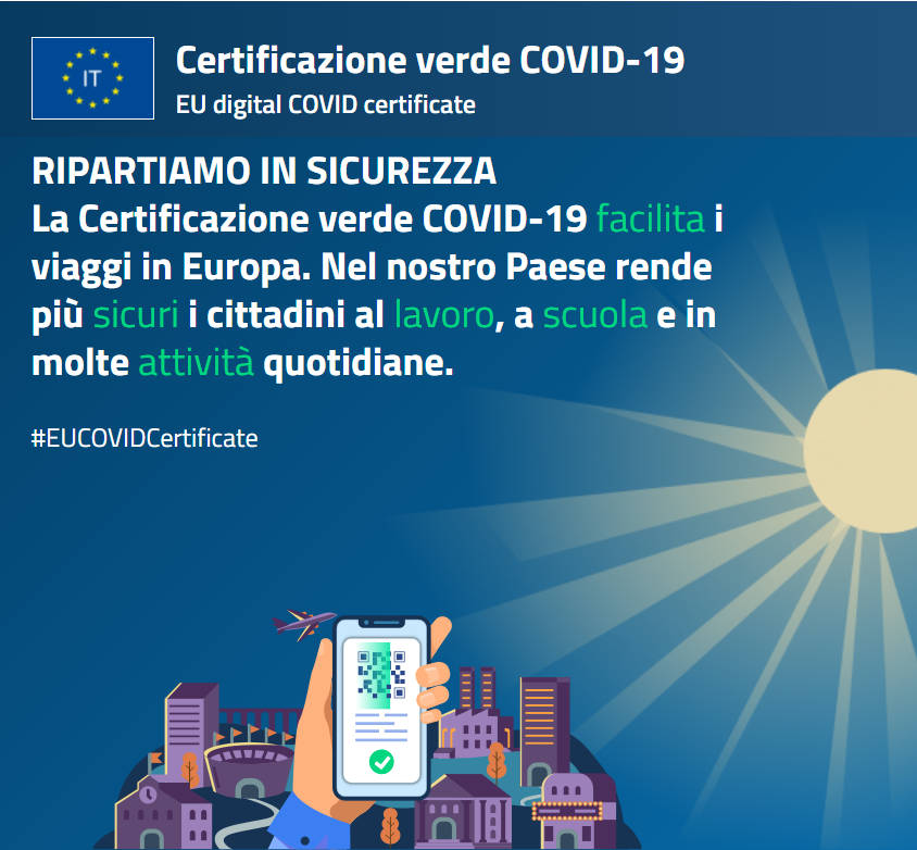 Certificazione verde Covid-19 eucovidcertificate