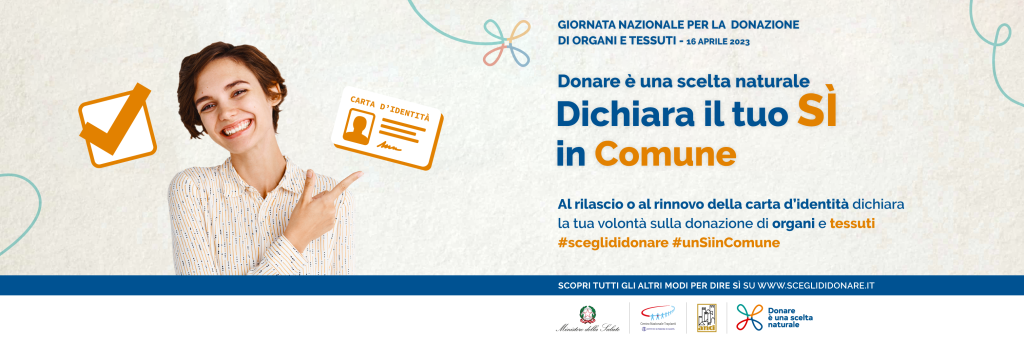 16 aprile: Giornata Nazionale della Donazione degli organi