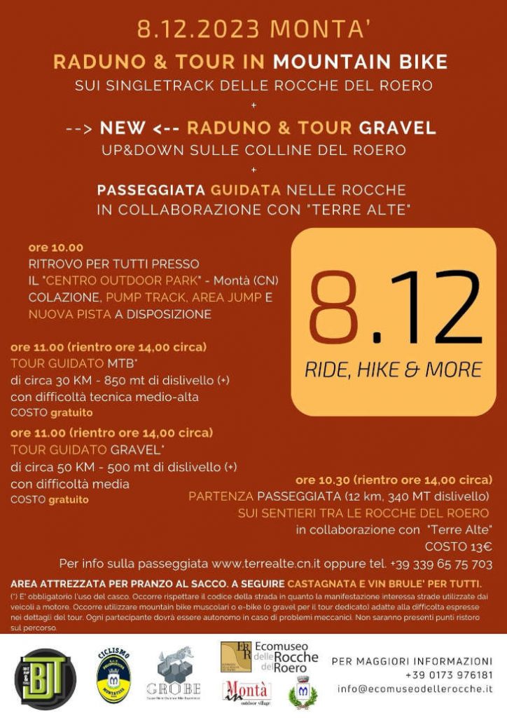 8.12.2023 MTB, GRAVEL & HIKING - sesta edizione