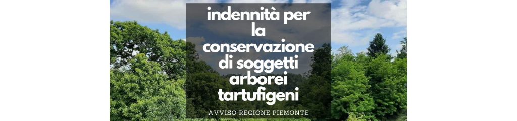 Indennità per la conservazione del patrimonio tartufigeno regionale 2023