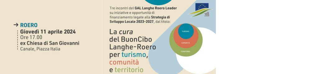 Il GAL Langhe Roero Leader presenta gli interventi della Strategia di Sviluppo Locale 2023-2027