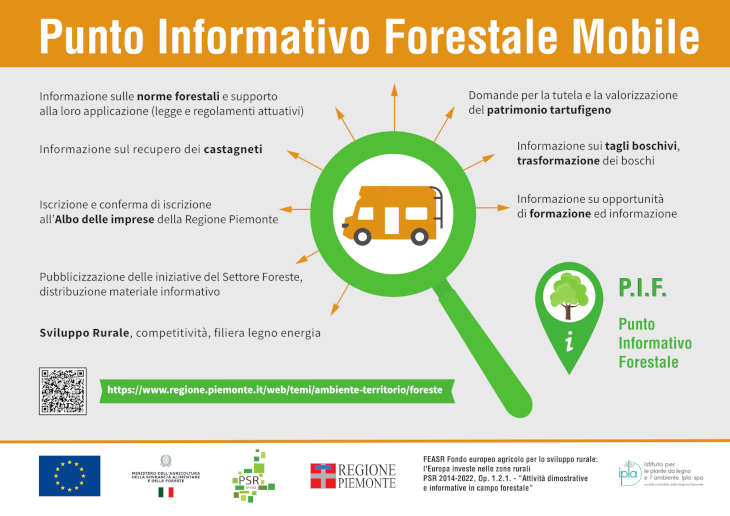 Punto informativo forestale mobile a Montà 