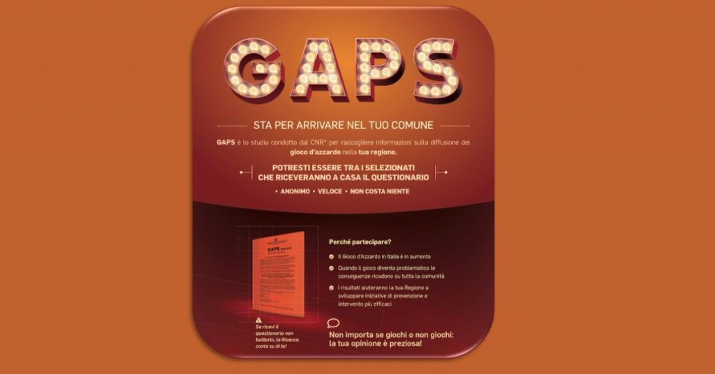 Terza Edizione Studio GAPS Del IFC- Gioco d’Azzardo Sociale e Problematico